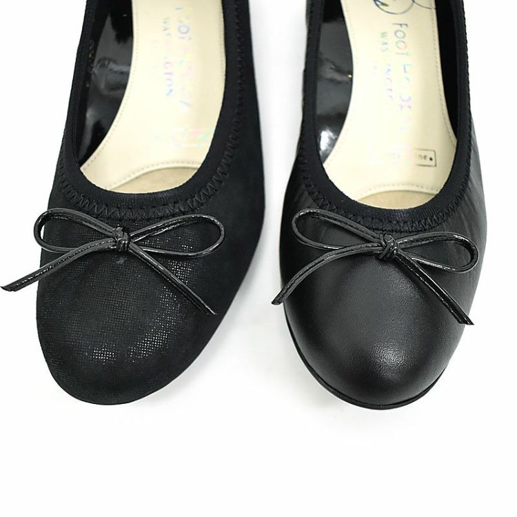 美品♡Foot Happy 晴雨兼用 リボンバレエシューズ WASHINGTON FootHappy [人気商品] 晴雨兼用リボンバレエシューズ