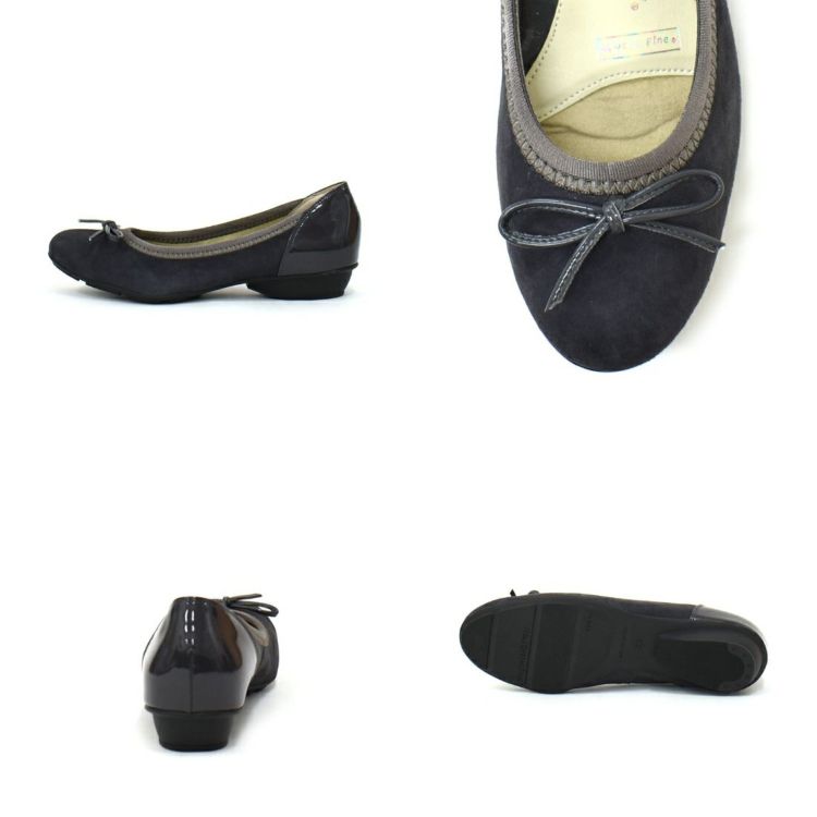 美品♡Foot Happy 晴雨兼用 リボンバレエシューズ WASHINGTON FootHappy [人気商品] 晴雨兼用リボンバレエシューズ