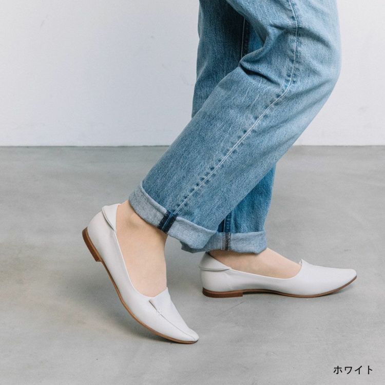 WASH [人気商品] きれい見えフラットシューズ