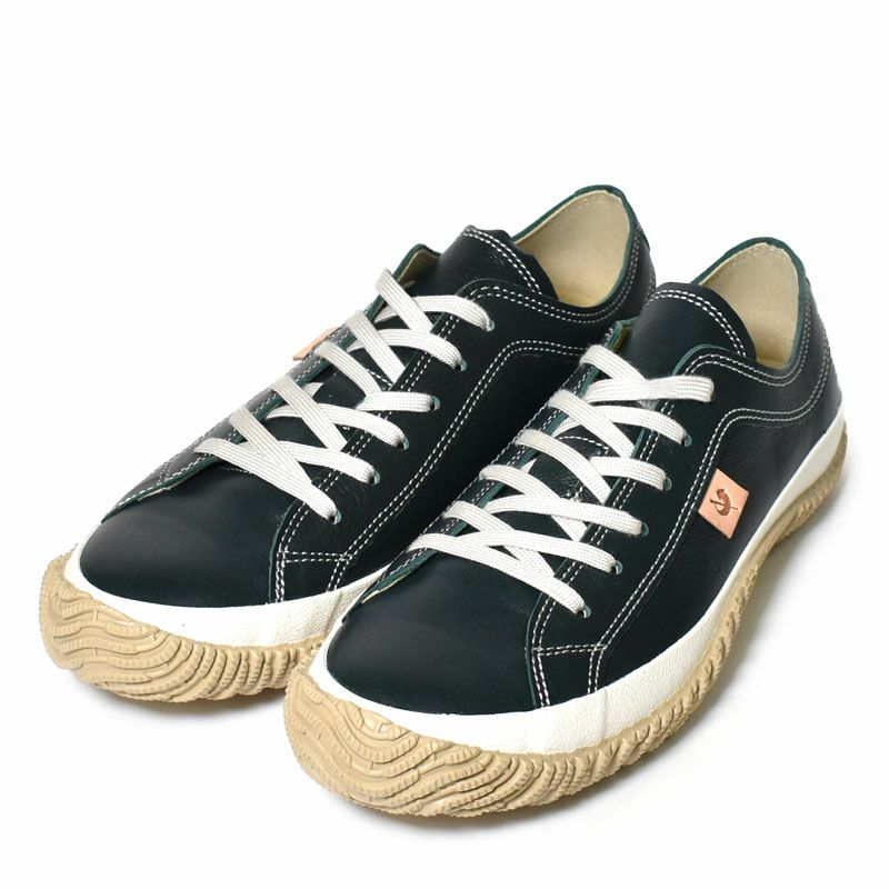 エスタシオンEtnies キノコ刺繍 レザーシューズ25cm（エスタシオン 
