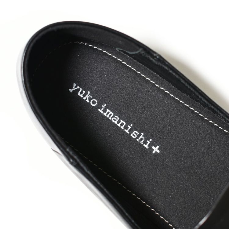 極美品 yuko imanishi+ クロコ型押し ローファー ゴールド金具 極美品 yuko imanishi+ クロコ型押し ローファー ゴールド金具