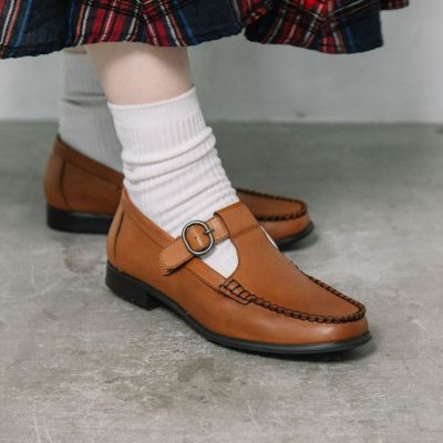 WASH×whoop'-de-doo' Tストラップローファー|銀座ワシントン 公式サイト