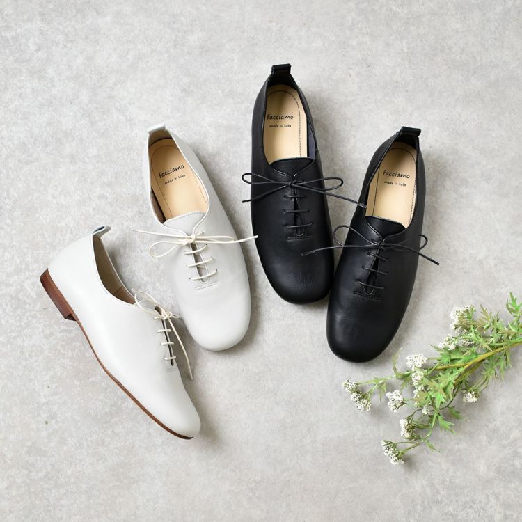 SIMONE ROCHA ゴールド メタリック レースアップシューズ 楽天