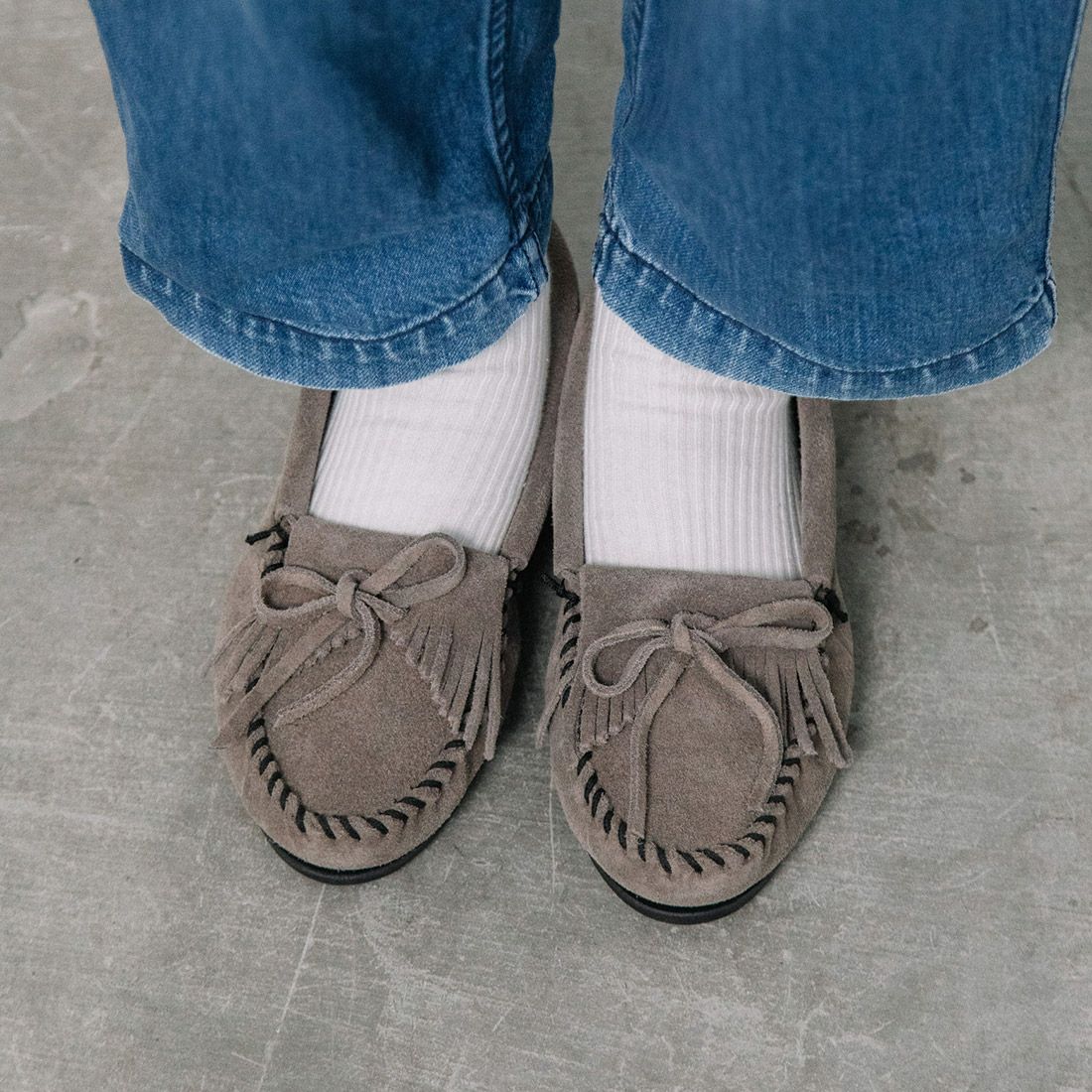 MINNETONKA ミネトンカ メンズ モカシン スエード 25cm （Minnetonka  