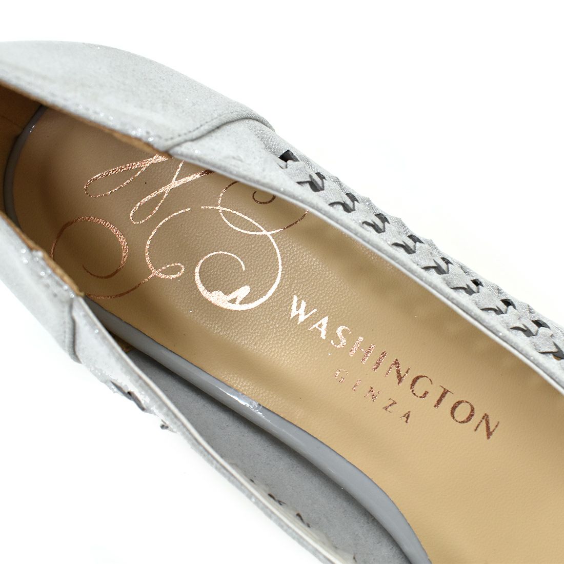 極美品✨ ネブローニ 23ss フラワー レース フラットパンプス 雑誌掲載 緑