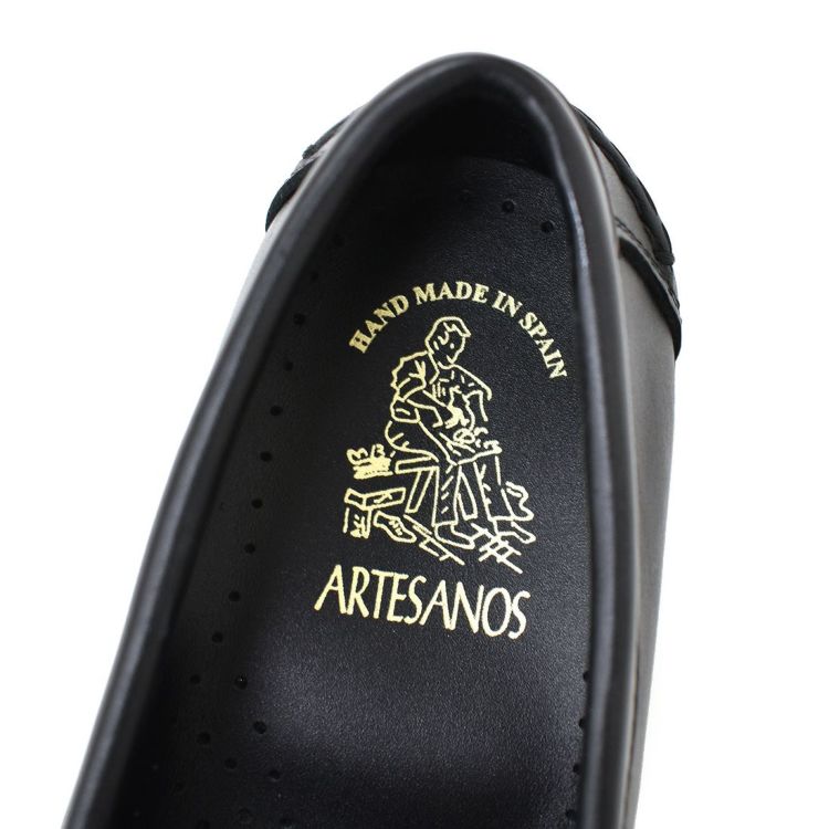 ARTESANOS ゴールドビット メンズローファー NEG/G|銀座