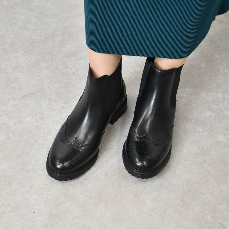 SALE] WASHINGTON ウィングチップサイドゴアブーツ|銀座ワシントン