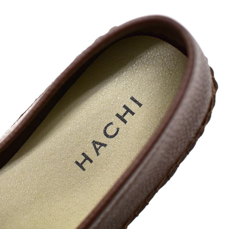 HIROFU ブラウン フラットシューズ HACHI ナチュラルレザーフラットシューズ|銀座ワシントン 公式サイト