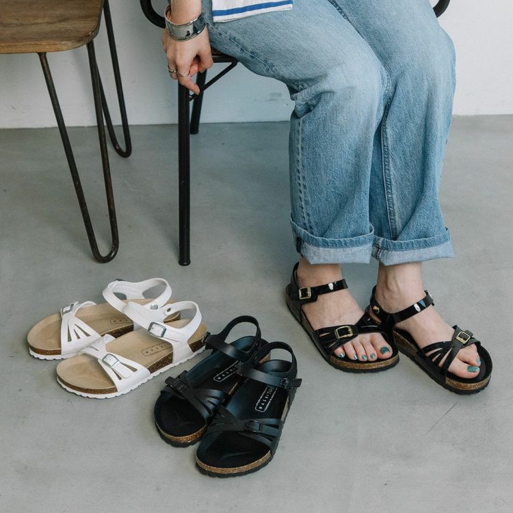 予約] WASH×TIAD. アンクルストラップサンダル ※5月下旬入荷予定