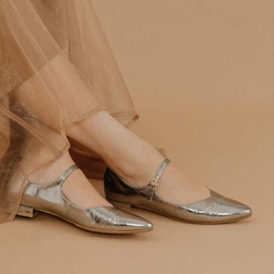 美品☆★銀座ワシントン★シルバー　ローヒール　23.0 フラットシューズ 楽天市場 | 銀座ワシントン 楽天市場店 - ワシントン靴店（銀座