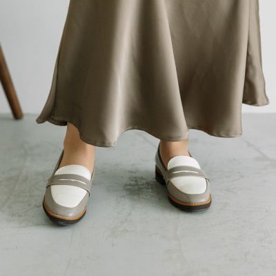 【EC限定】WASHINGTON バイカラーローファー 