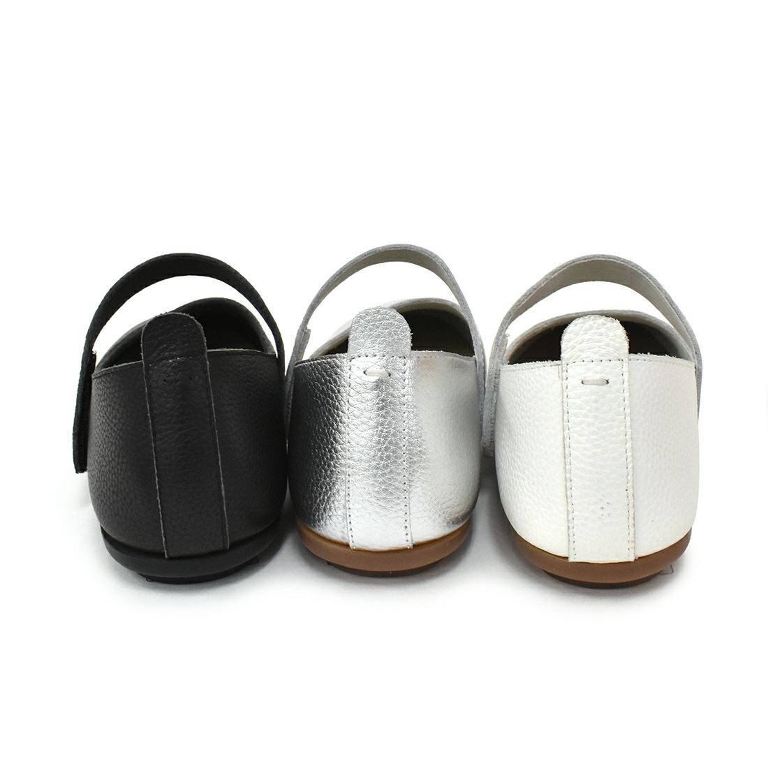 HACHI レザーストラップフラットシューズ|銀座ワシントン 公式サイト