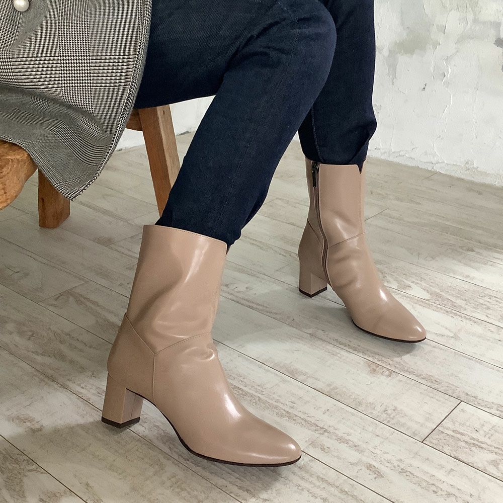 SALE] WASHINGTON メタリックラインヒールブーツ 25cm|銀座ワシントン