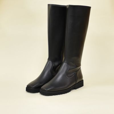 SALE] WASHINGTON 晴雨兼用 スクエアトゥロングブーツ 25.5cm|銀座